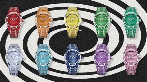 audemars piguet rainbow|ap rainbow clock set.